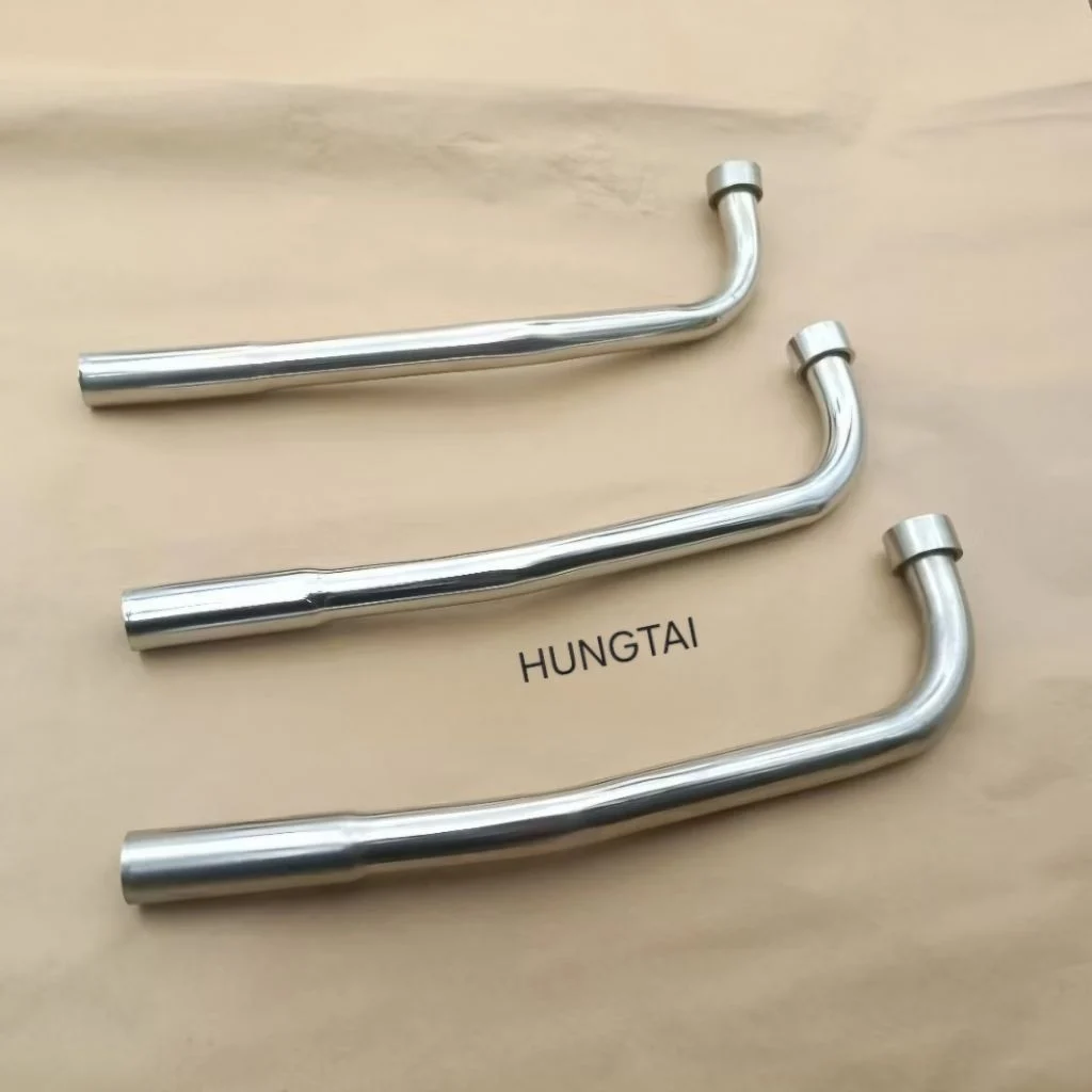 Cổ pô ống xã sắt, inox xe WAVE Thái, ALPHA, ZX... phi lỗ 22 - Ảnh 3