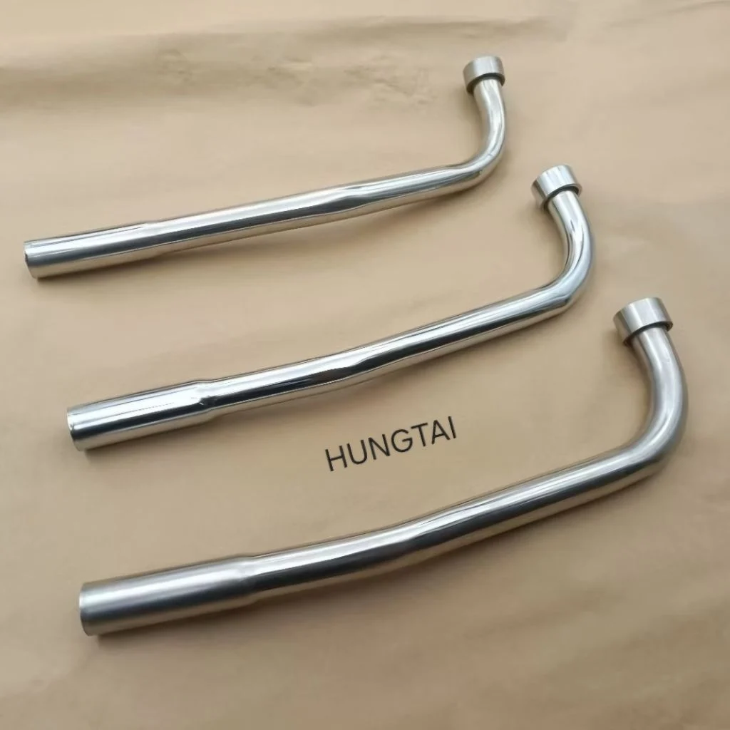 Cổ pô ống xã sắt, inox xe WAVE Thái, ALPHA, ZX... phi lỗ 22 - Ảnh 4