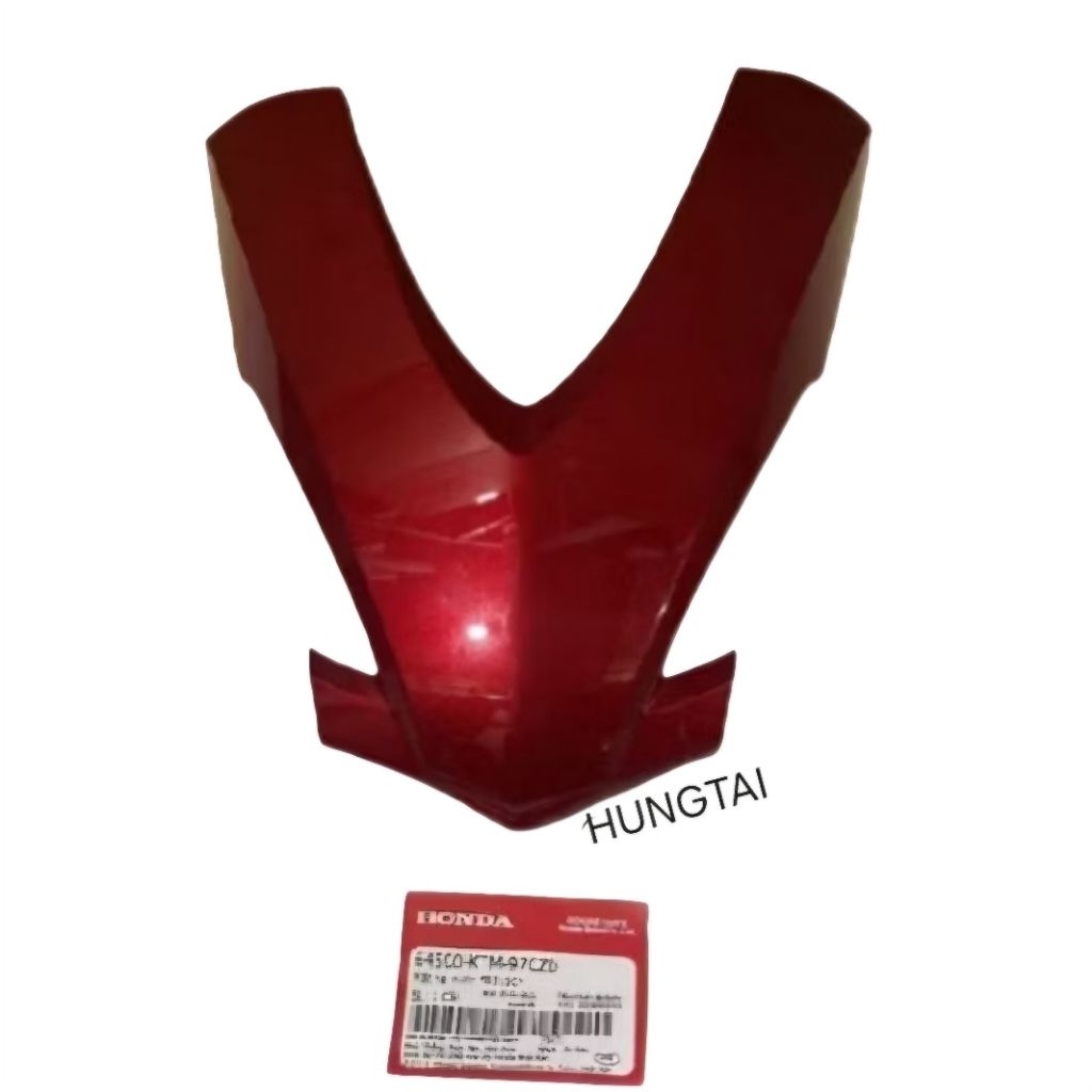 Chữ V nhựa mặt nạ trước FUTURE NEO 125 Đỏ bóng zin Honda - Ảnh 4
