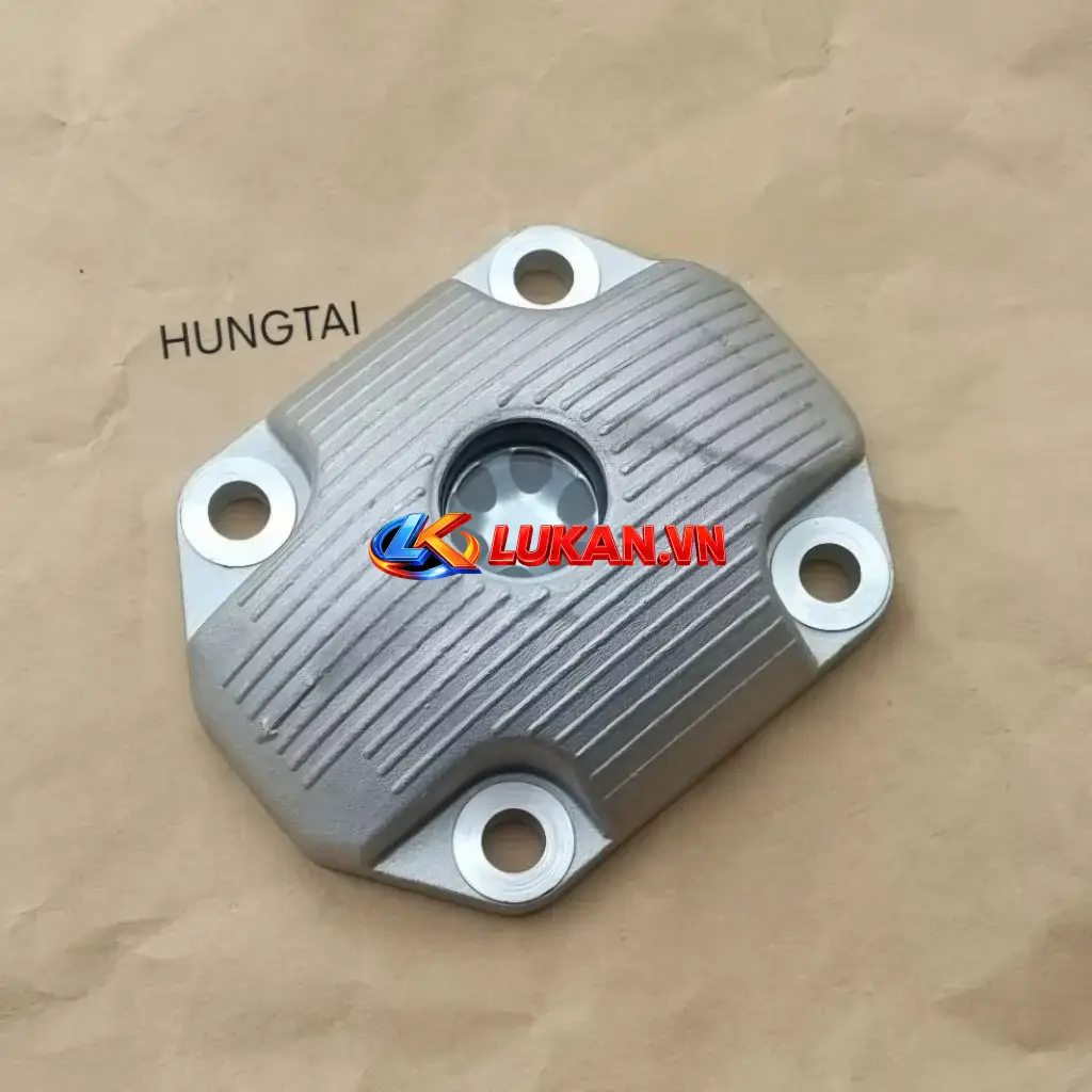 Nắp 4 lỗ đầu bò quylat Max, bầu racing có báo nhớt DREAM, WAVE, CUB.... - Ảnh 2