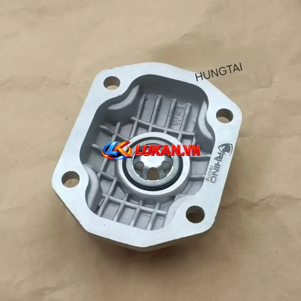 Nắp 4 lỗ đầu bò quylat Max, bầu racing có báo nhớt DREAM, WAVE, CUB.... - Ảnh 3
