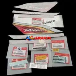 Full bộ tem lửa xe DREAM Thái zin Honda luôn thông số xịn