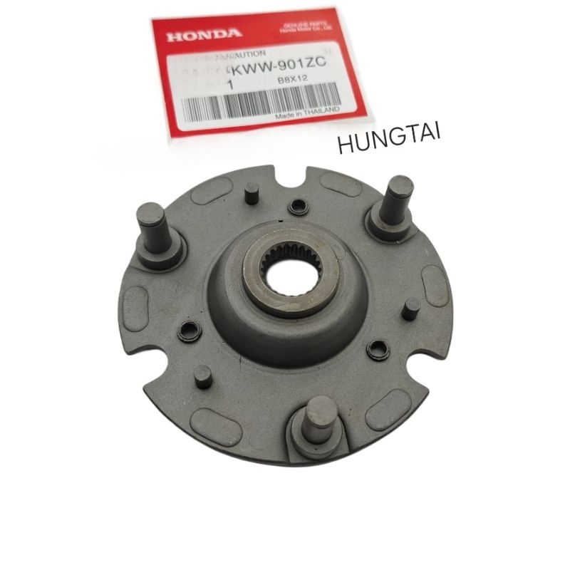 Đế sắt bố ba càng, chuông nồi côn WAVE S110, RSX, BLADE, A110... zin 22610-KWW-742 - Ảnh 4