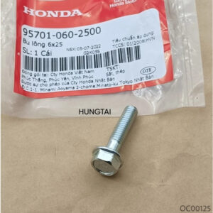 Ốc đuôi đèn hậu, biển số WAVE Thái, ALPHA, RS, ZX, FUTURE... zin bu lông 6x25 95701-060-2500