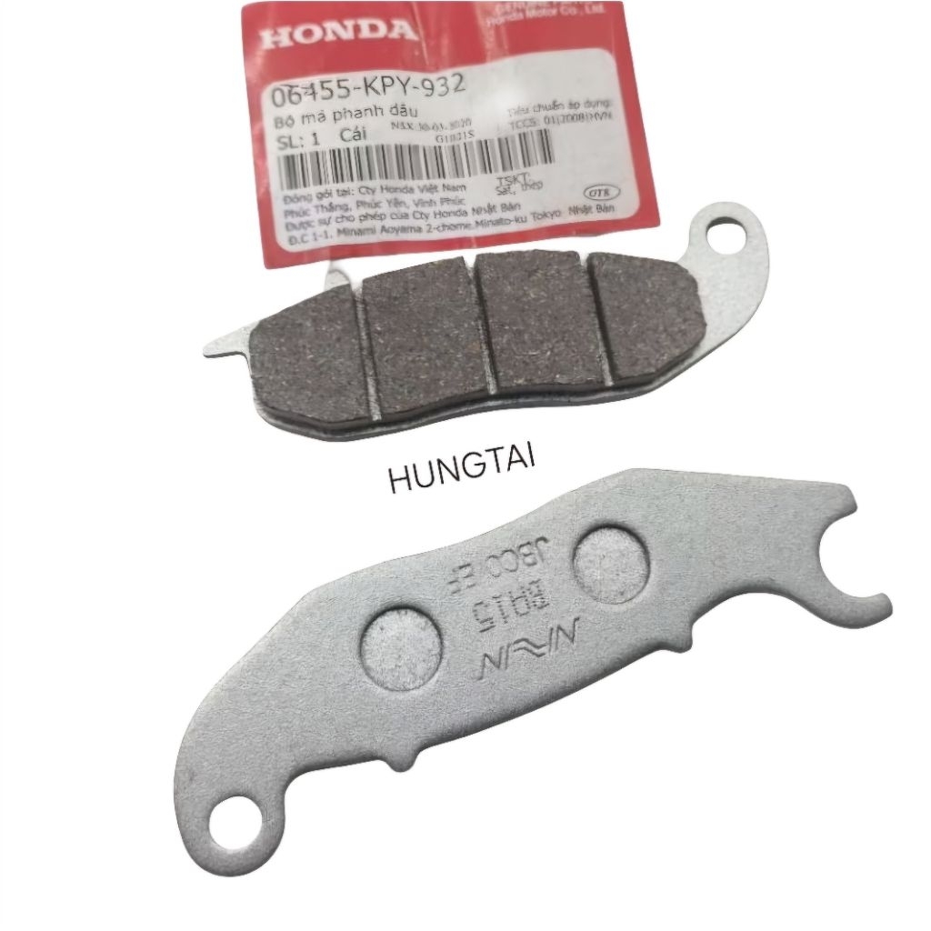 Bố thắng, má phanh đĩa trước WAVE S100, RS, RSX 100, FUTURE 2, NEO, X 125... zin Honda 06455-KPY-932 - Ảnh 2