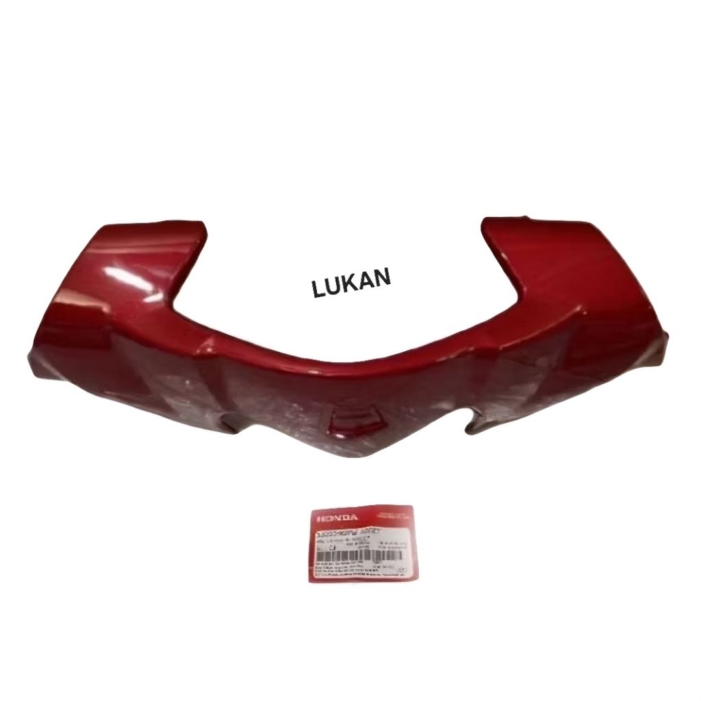 Ốp nhựa đầu đèn trước, nắp trên tay lái WAVE S110, RSX... Đỏ mận zin 53203-KWW-A00ZT - Ảnh 3
