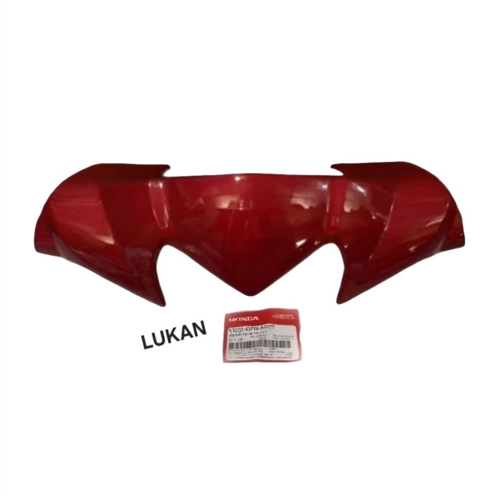 Ốp nhựa đầu đèn trước, nắp trên tay lái WAVE S110, RSX... Đỏ mận zin 53203-KWW-A00ZT - Ảnh 4