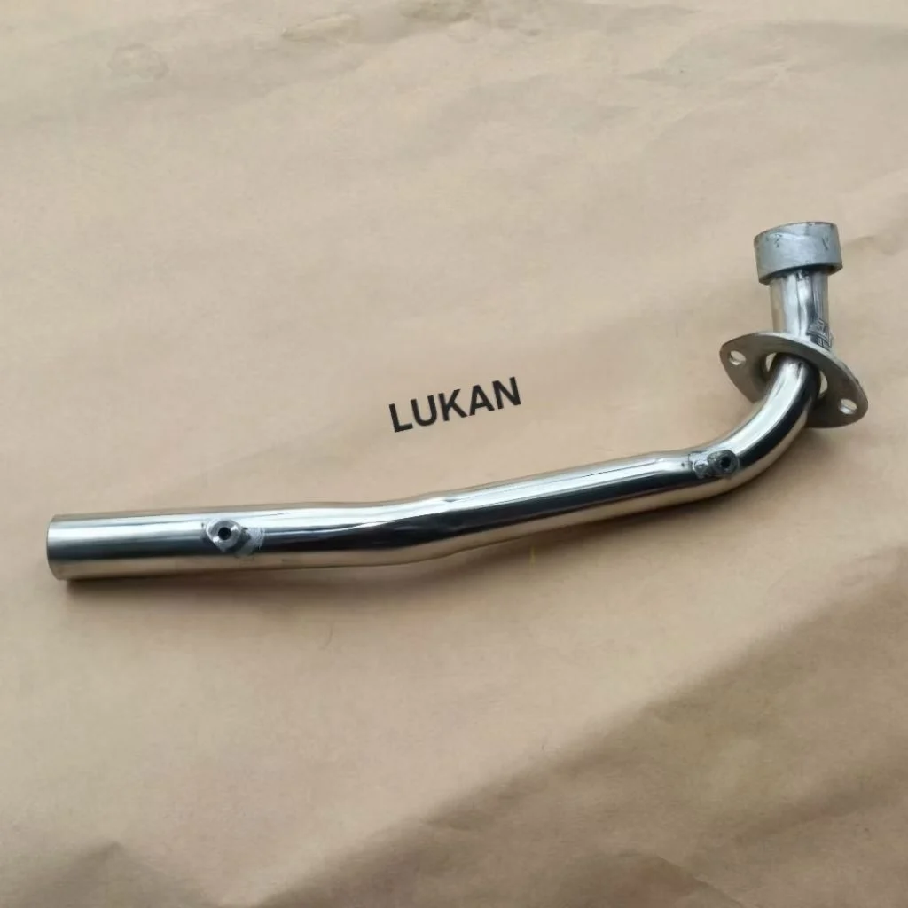 Cổ pô ống xã inox xe DREAM có lỗ ốc gắn ốp vĩ - Ảnh 2