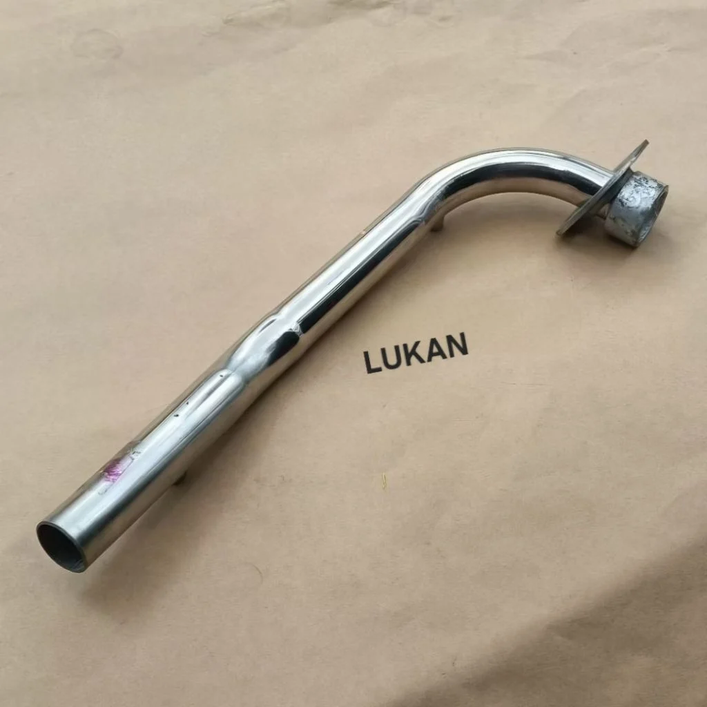 Cổ pô ống xã inox xe DREAM có lỗ ốc gắn ốp vĩ - Ảnh 3