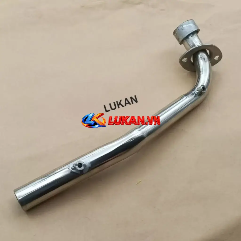 Cổ pô ống xã inox xe DREAM có lỗ ốc gắn ốp vĩ