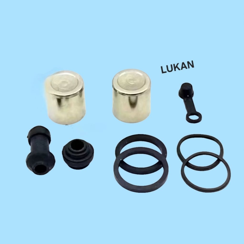 Full bộ sin cao su, piston heo dầu phanh WAVE Thái, ZX, RS, FUTURE 1, 2, NEO... zin - Ảnh 2