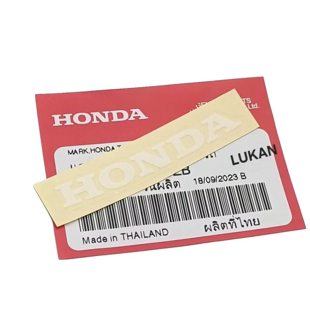 Tem dán nhựa ốp đuôi rùa xe WAVE Thái.... Trắng zin chính hãng 87110-KRS-950ZB - Ảnh 3