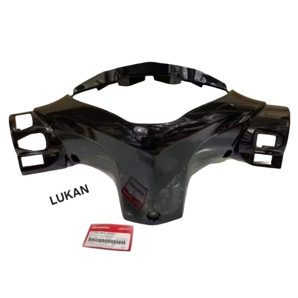 Nhựa ốp võ đầu đèn, bợ cổ gáy FUTURE MẬP 125 Đen bóng zin Honda