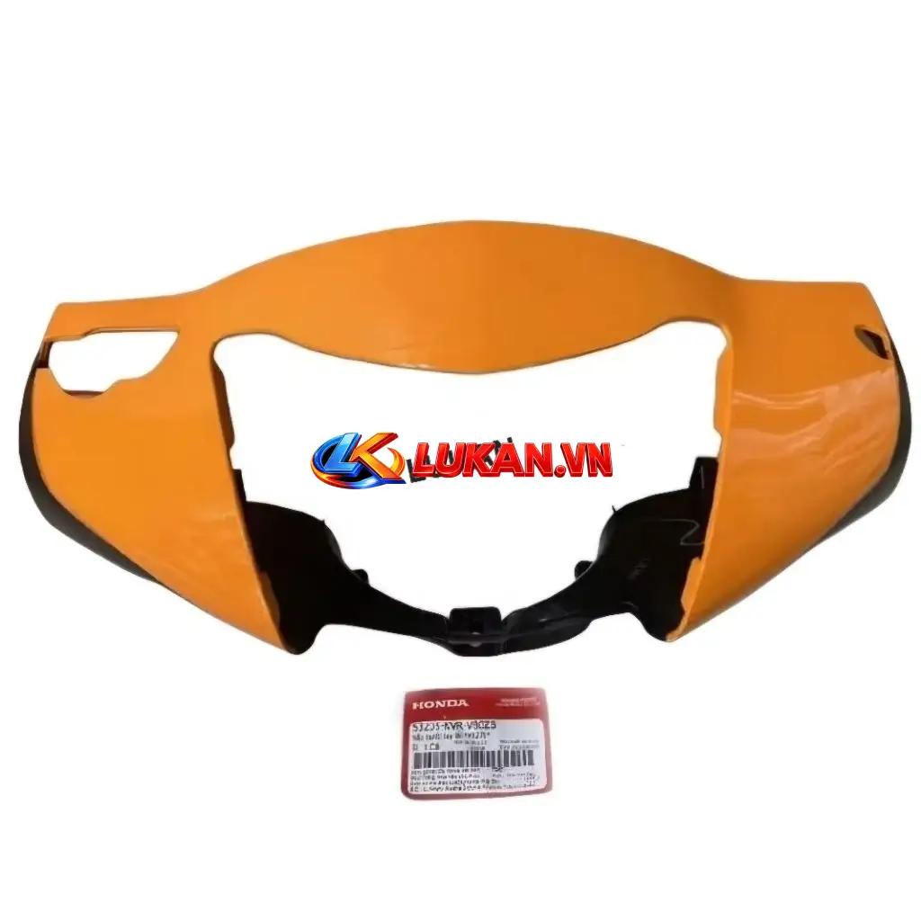 Nhựa ốp võ đầu đèn trước WAVE RS, RSX 100 Cam đen REPSOL, bàn thờ zin