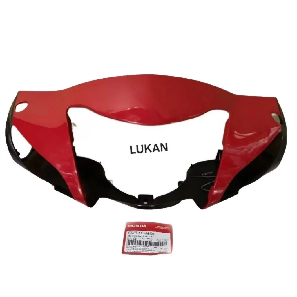Nhựa ốp võ đầu đèn trước WAVE A, ALPHA 100... Đỏ đen zin Honda