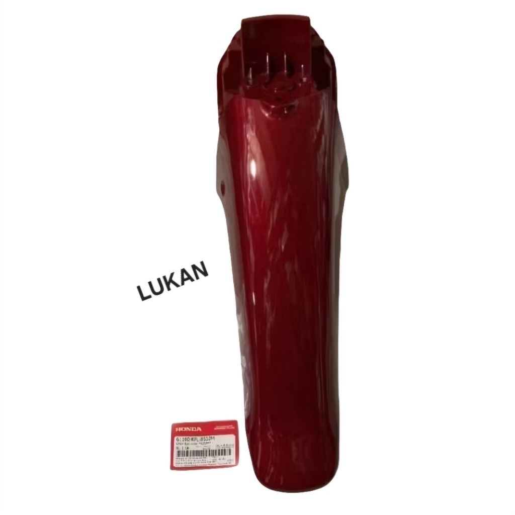Nhựa dè chắn bùn trước WAVE ALPHA đời đầu Đỏ mận zin Honda - Ảnh 4