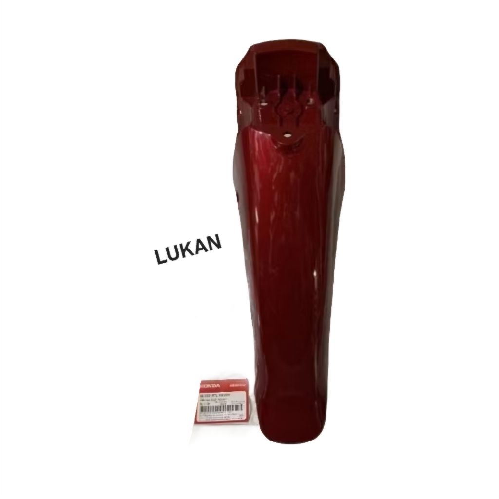 Nhựa dè chắn bùn trước WAVE ALPHA đời đầu Đỏ mận zin Honda - Ảnh 5