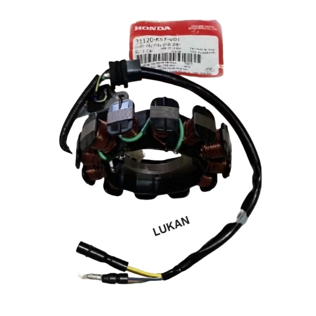 Cuộn lửa máy phát điện xe WAVE BLADE 110 zin Honda 31120-K57-V01 - Ảnh 4