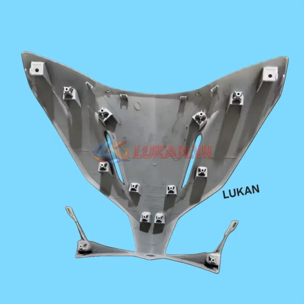 Nhựa ốp mặt nạ trước xe WAVE RSX 2012 Trắng siêu nhân zin Honda - Ảnh 4