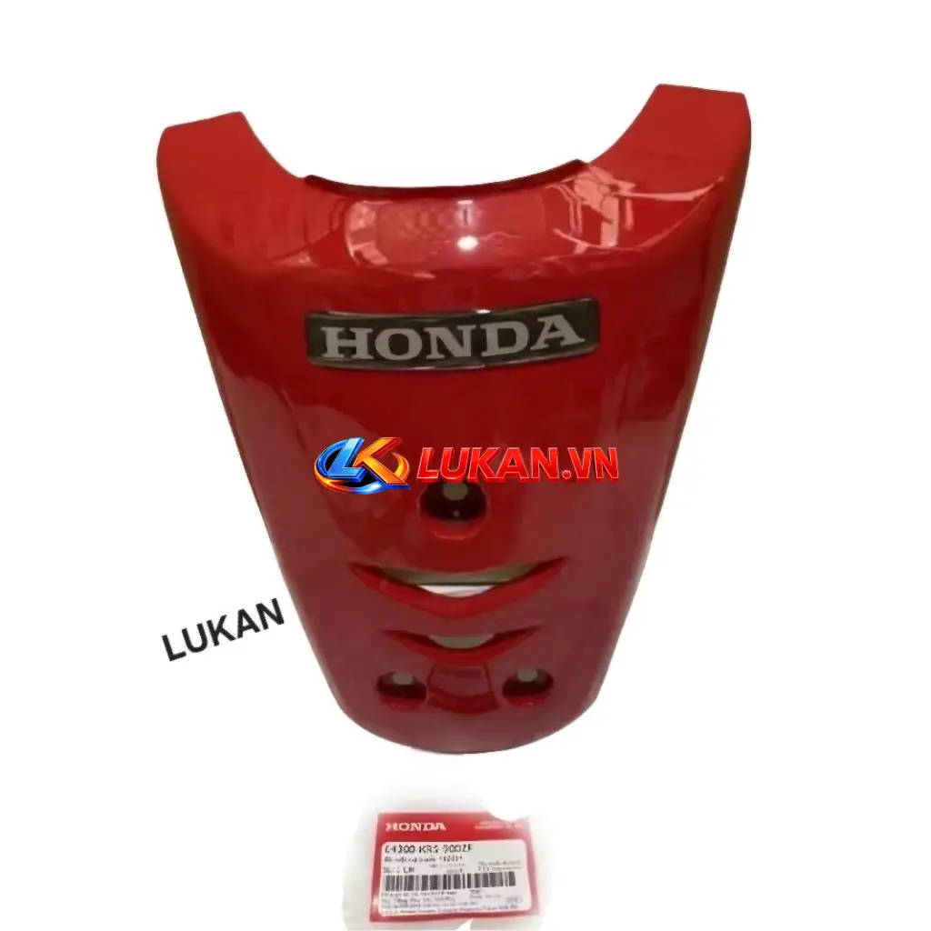 Nhựa mặt nạ trước xe WAVE ALPHA đời đầu Đỏ đô zin Honda 64300-KRS-900ZE