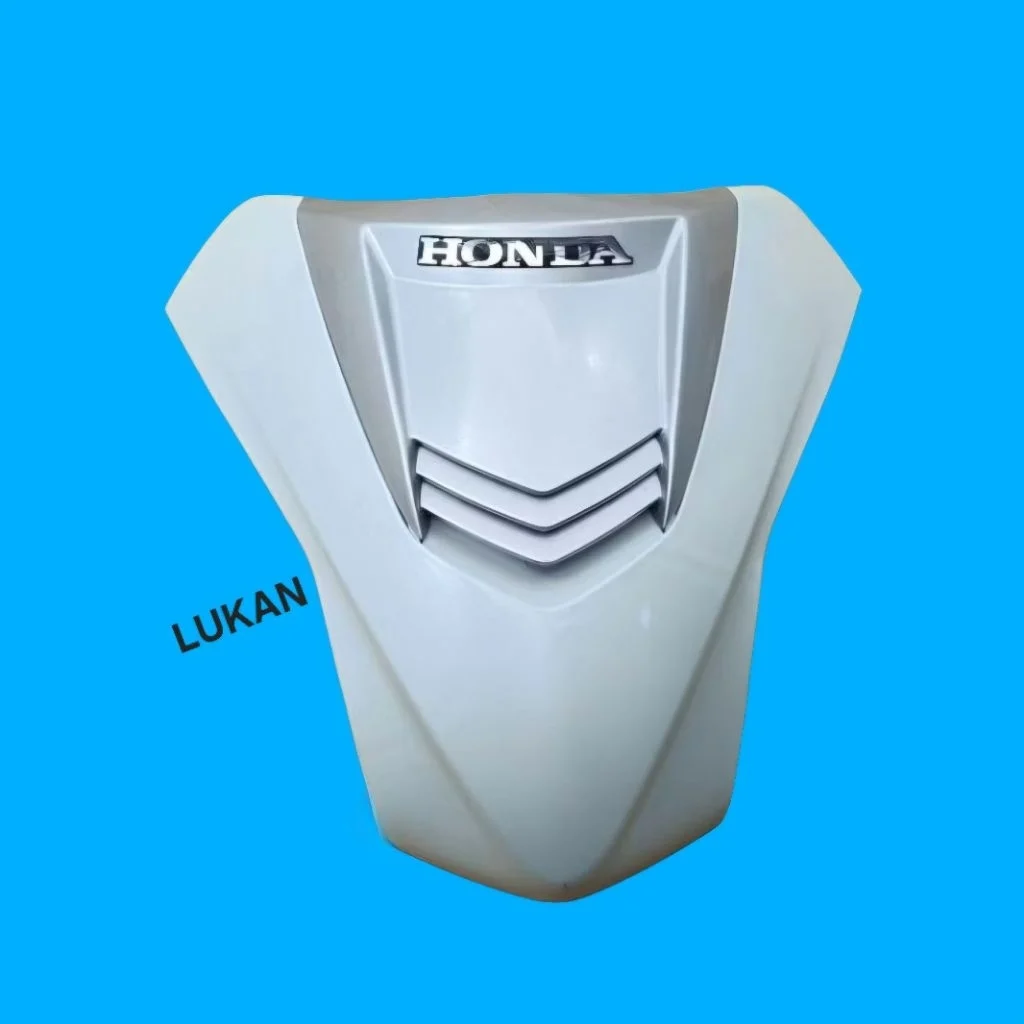 Bộ nhựa ốp mặt nạ trước 2 tầng WAVE A, RS, S100... Trắng zin Honda