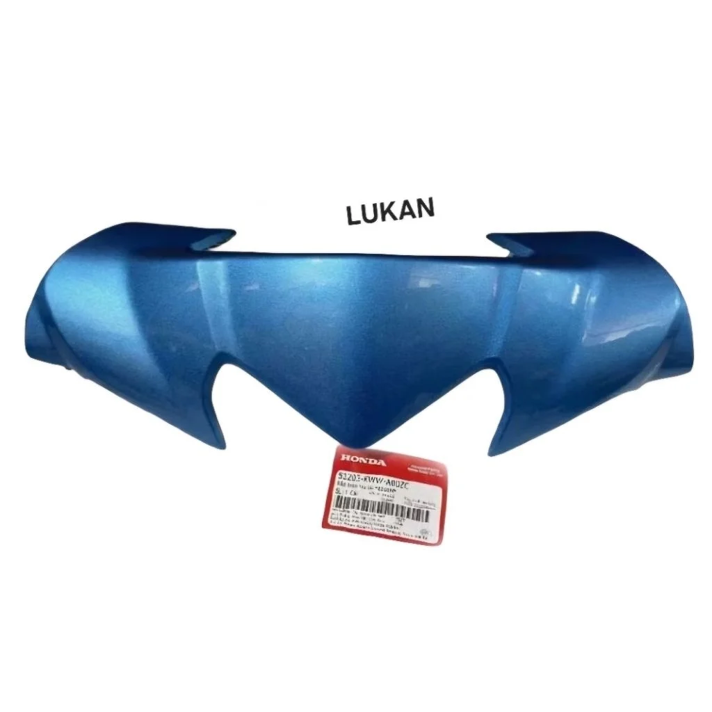 Nắp nhựa đầu đèn, ốp trên tay láy WAVE S110, RS, RSX... Xanh ngọc zin 52203-KWW-A00ZC