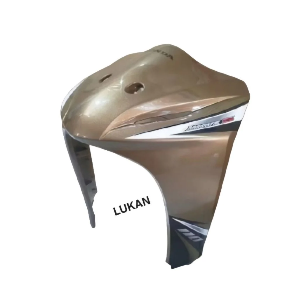 Nhựa ốp mặt nạ trước xe WAVE S110, RS 110.... Vàng đồng zin Honda - Ảnh 3