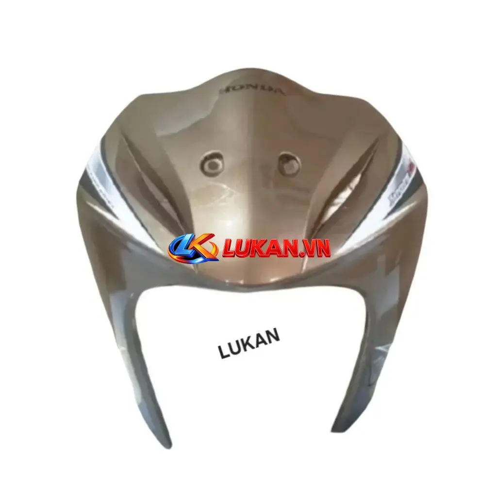 Nhựa ốp mặt nạ trước xe WAVE S110, RS 110.... Vàng đồng zin Honda