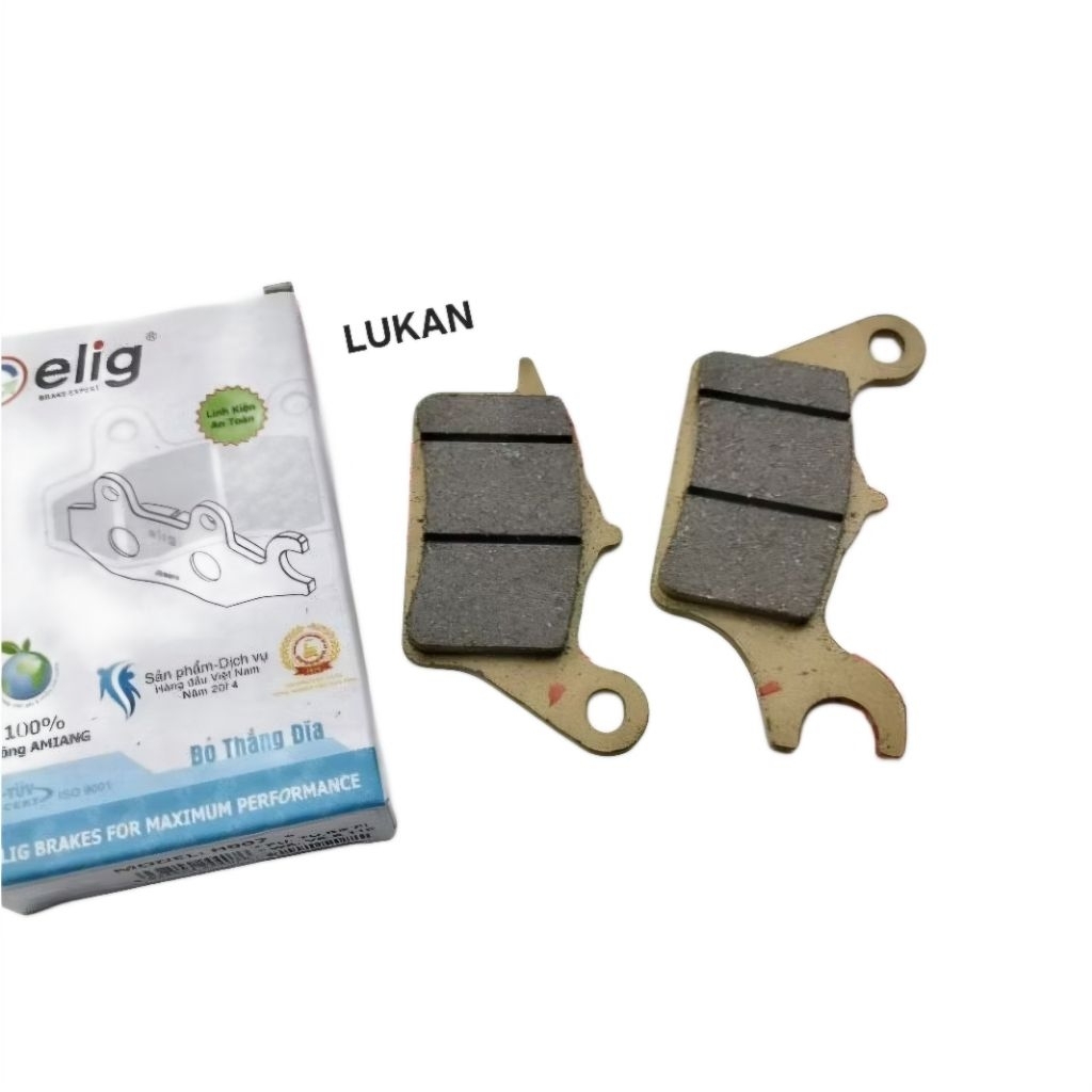 Bố thắng, má phanh đĩa trước WAVE S110, RSX, FUTURE 125... chính hãng elig - Ảnh 3