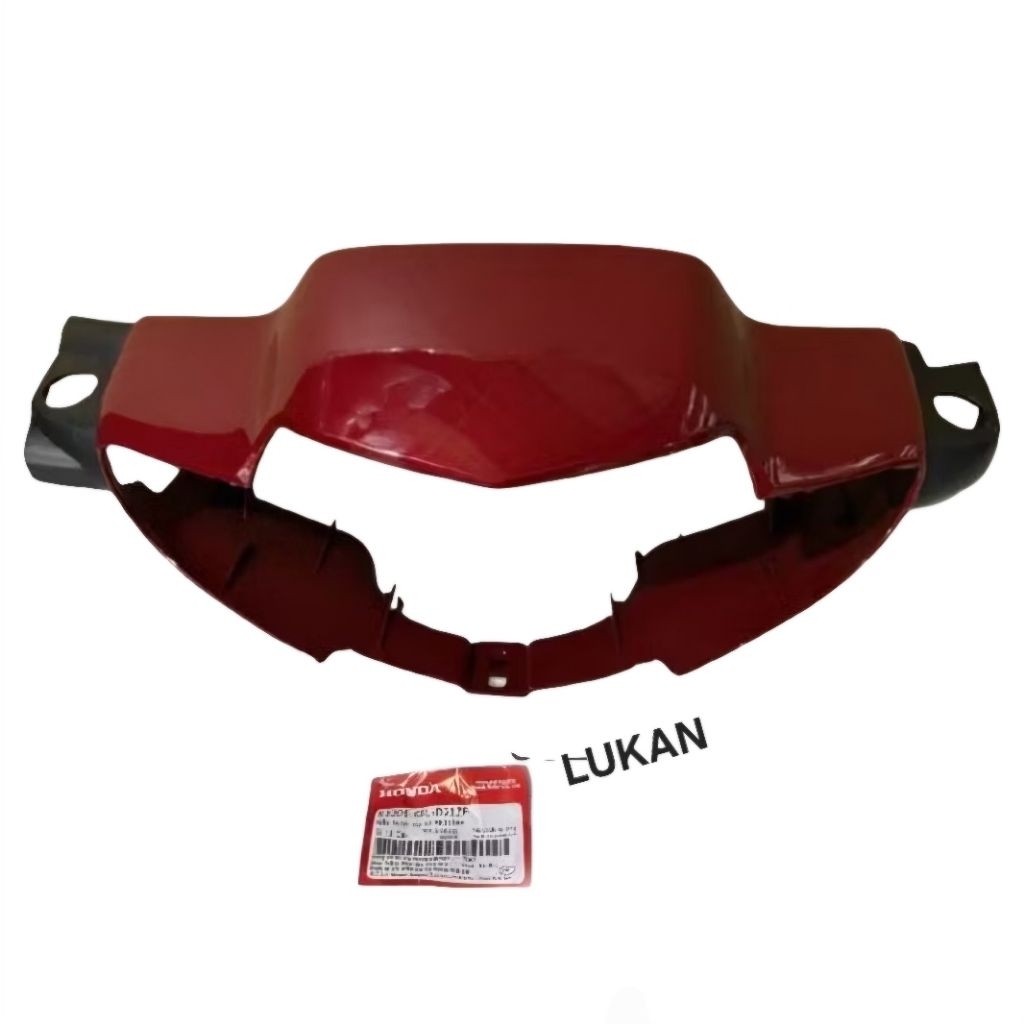 Nhựa ốp võ đầu đèn trước WAVE ALPHA đời đầu Đỏ mận, bàn thờ zin - Ảnh 3