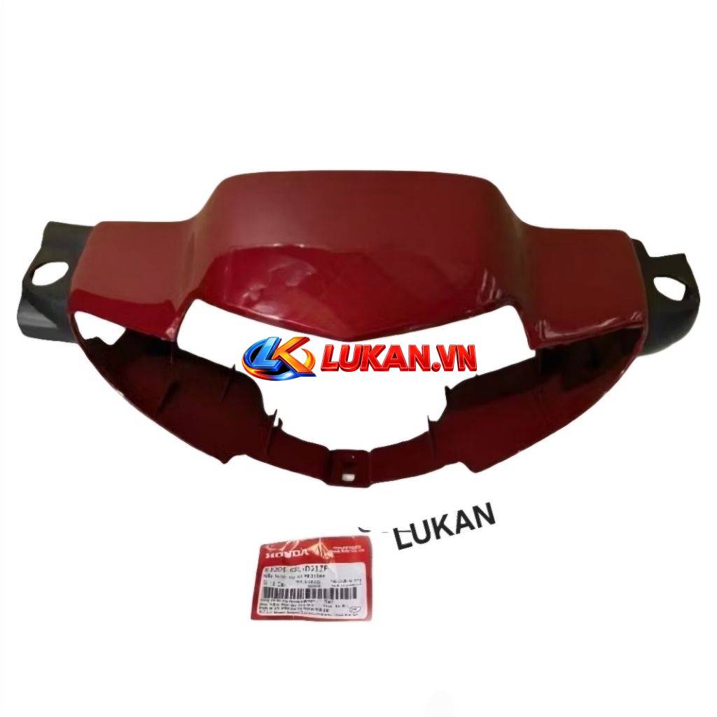 Nhựa ốp võ đầu đèn trước WAVE ALPHA đời đầu Đỏ mận, bàn thờ zin
