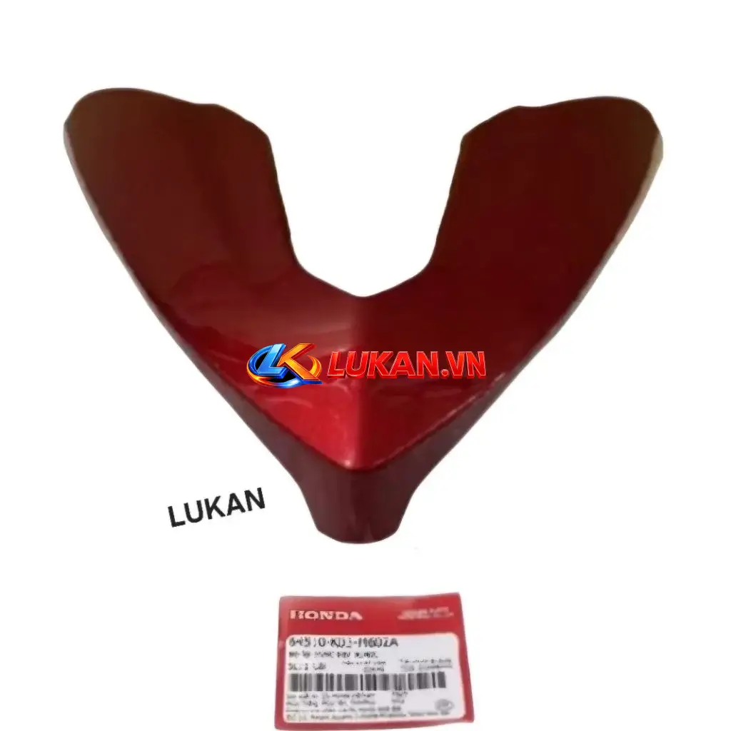 Nhựa chữ V, mặt nạ trước xe WAVE RSX 2014..... Đỏ zin Honda - Ảnh 3