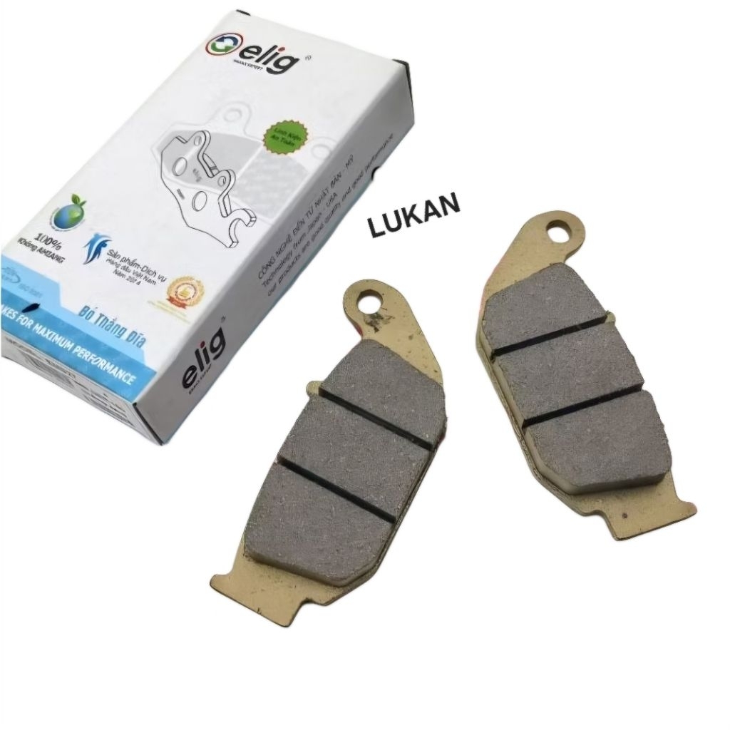 Bố thắng, má phanh đĩa sau xe WINNER, RS 150... chính hãng ELIG - Ảnh 2