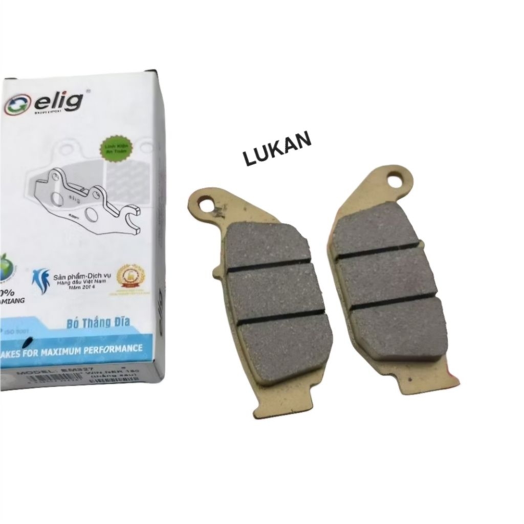 Bố thắng, má phanh đĩa sau xe WINNER, RS 150... chính hãng ELIG - Ảnh 3