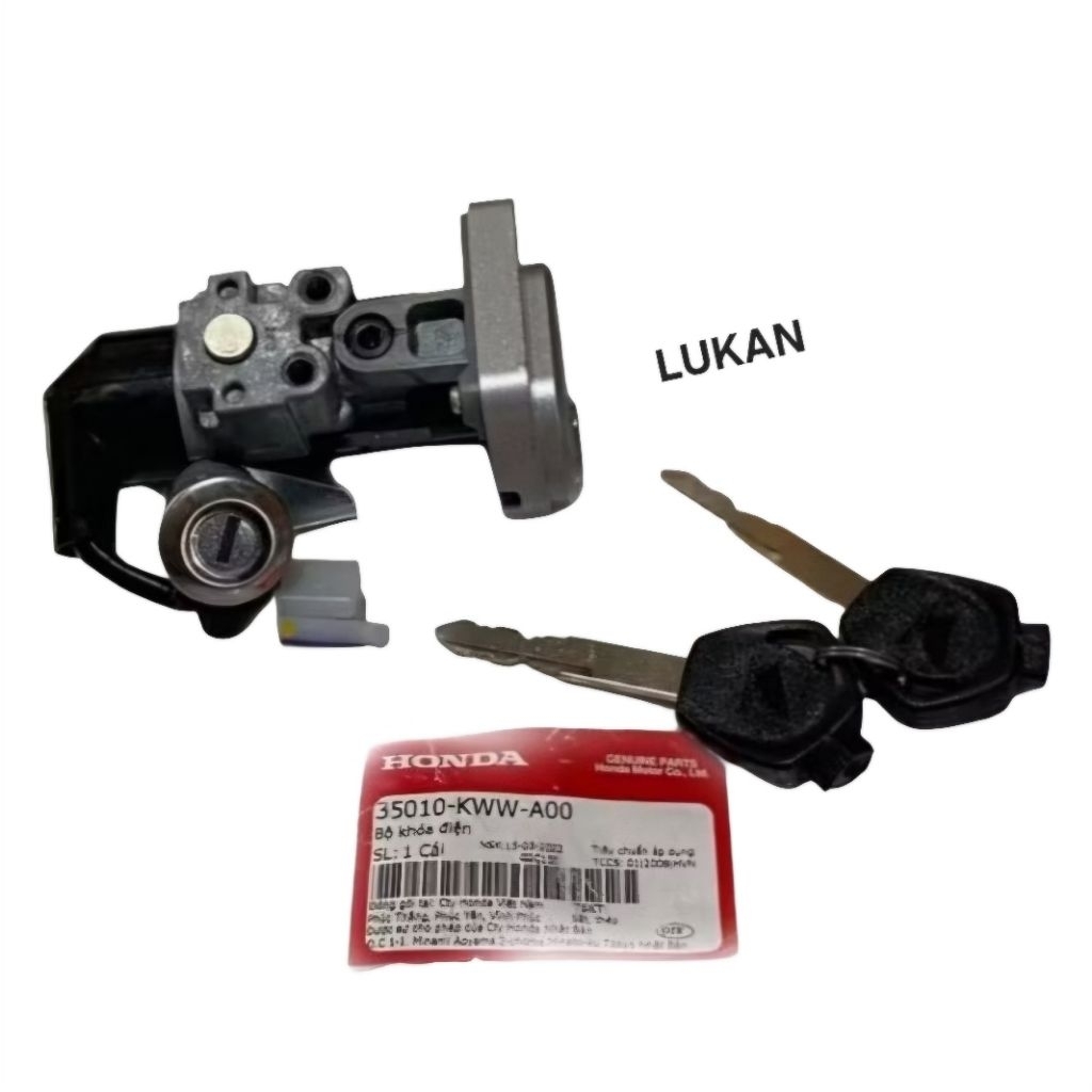 Bộ ổ khóa công tắc điện xe WAVE RSX 2011.... zin chính hãng 35010-KWW-A00 - Ảnh 4