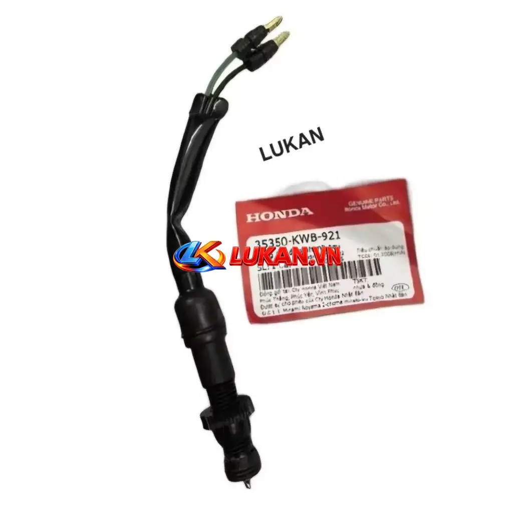 Dây điện, công tắc Stop đèn phanh WAVE S110, RSX, A110, FUTURE 125.... zin 35350-KWB-921
