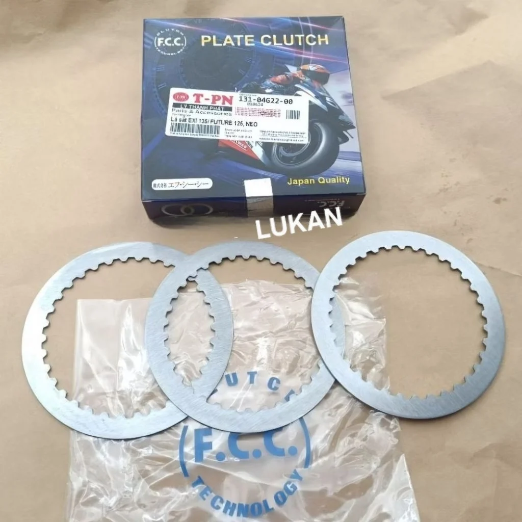 Bộ 3 lá sắt nồi côn, ly hợp FUTURE 2, NEO, LED 125.... chính hãng FCC - Ảnh 3