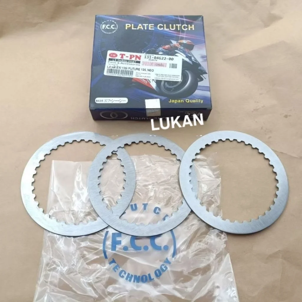 Bộ 3 lá sắt nồi côn, ly hợp FUTURE 2, NEO, LED 125.... chính hãng FCC - Ảnh 4