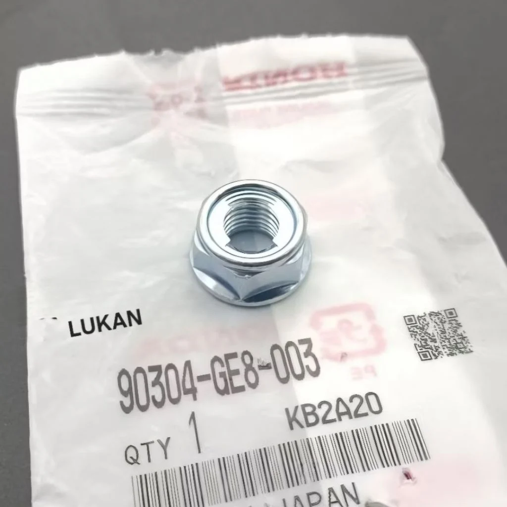 Ốc tán cổ, chảng ba tay lái DREAM, WAVE... 8mm zin Honda Japan 90304-GE8-003 - Ảnh 2