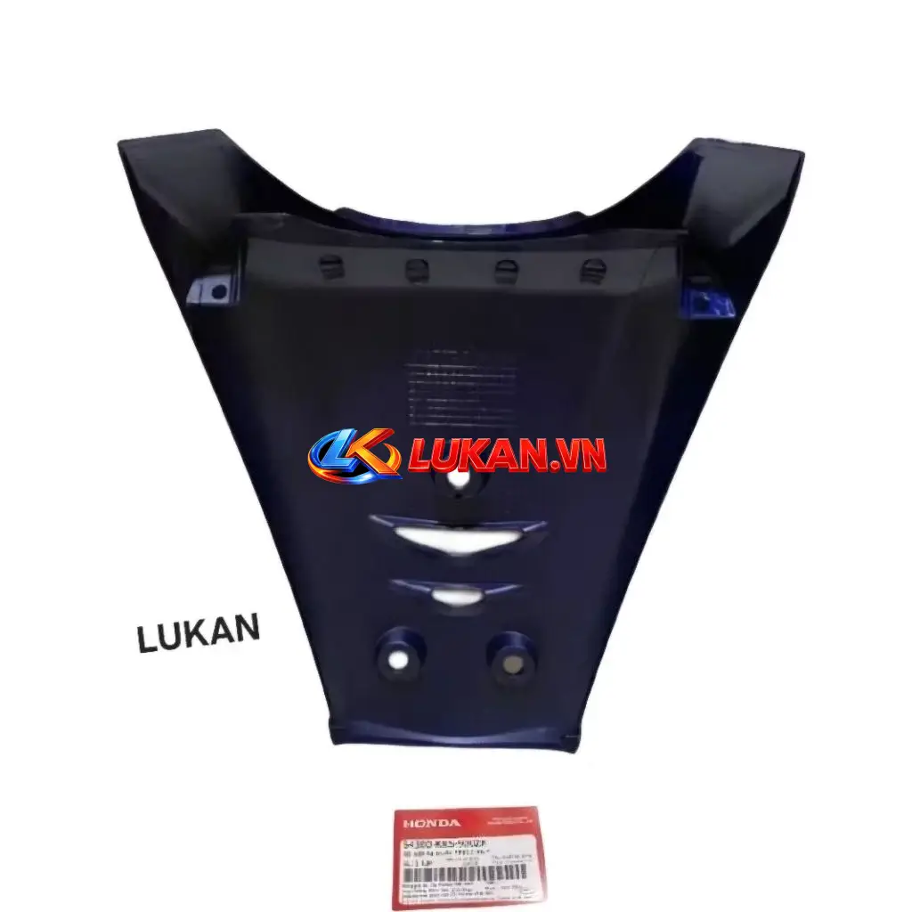 Nhựa ốp mặt nạ trước WAVE ALPHA đời đầu Xanh mực zin Honda - Ảnh 2