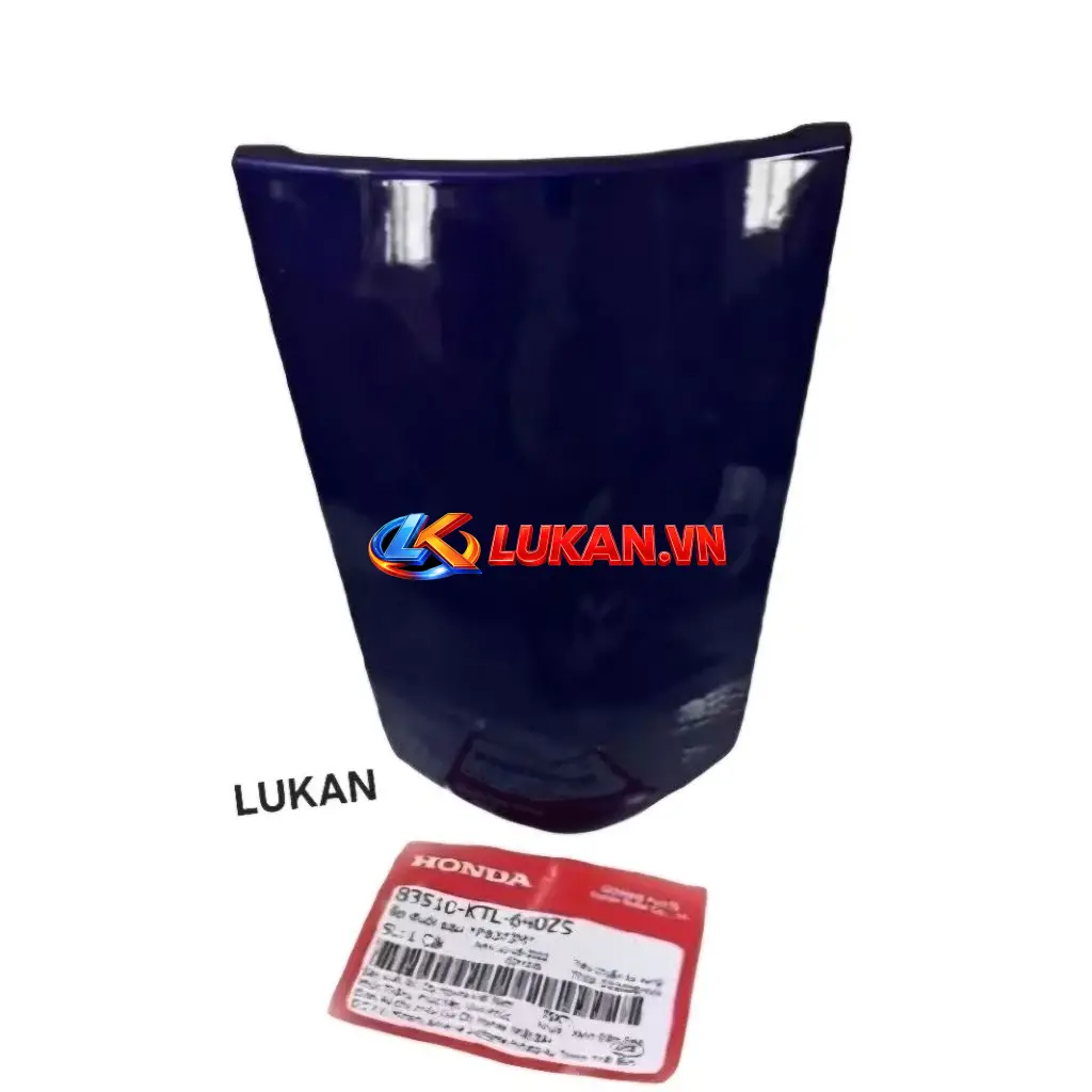 Nắp ốp võ nhựa đuôi, mu rùa WAVE A, ALPHA, RS, S100... Xanh mực zin 83510-KTL-640ZS