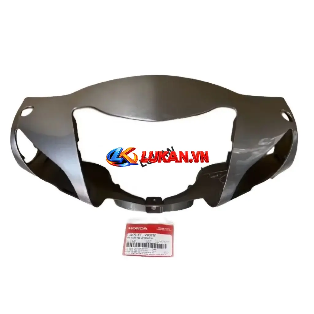 Nhựa ốp võ đầu đèn trước WAVE A, ALPHA 100... Xám chuột, bàn thờ zin