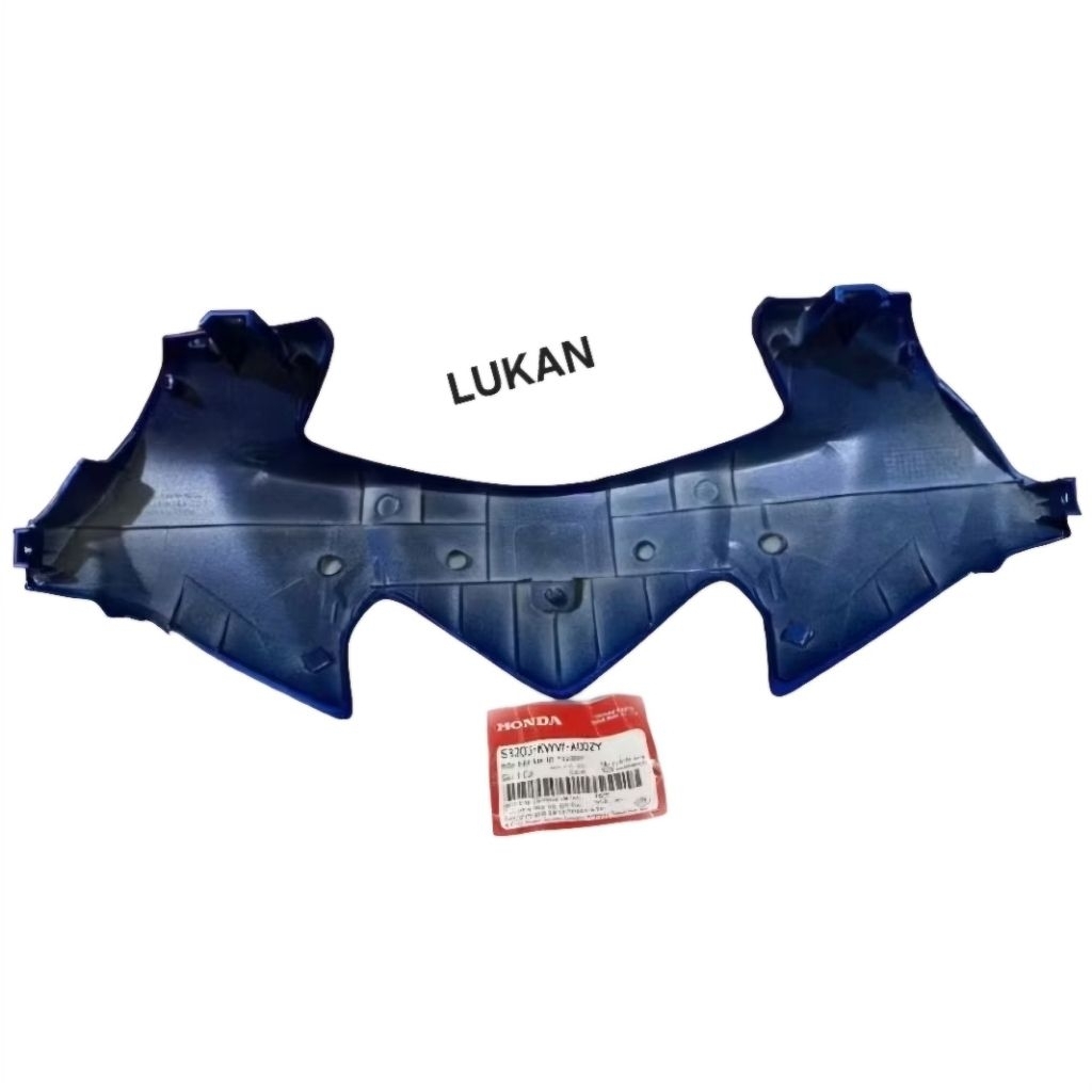 Ốp nhựa đầu đèn trước, nắp trên tay lái WAVE S110, RS, RSX... Xanh zin Honda - Ảnh 2