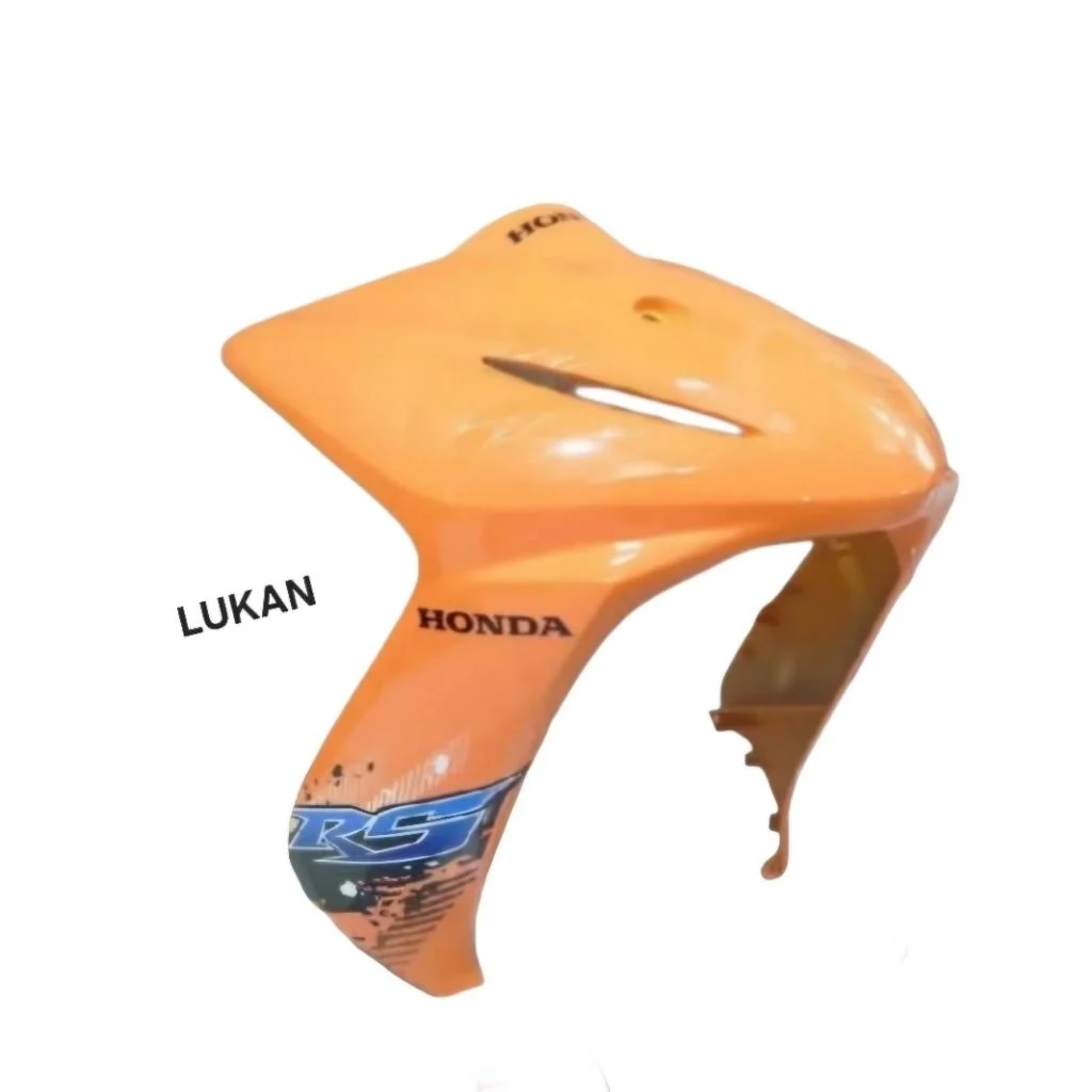 Nhựa ốp võ mặt nạ trước WAVE S110, RS 110.... Vàng cam zin Honda - Ảnh 2