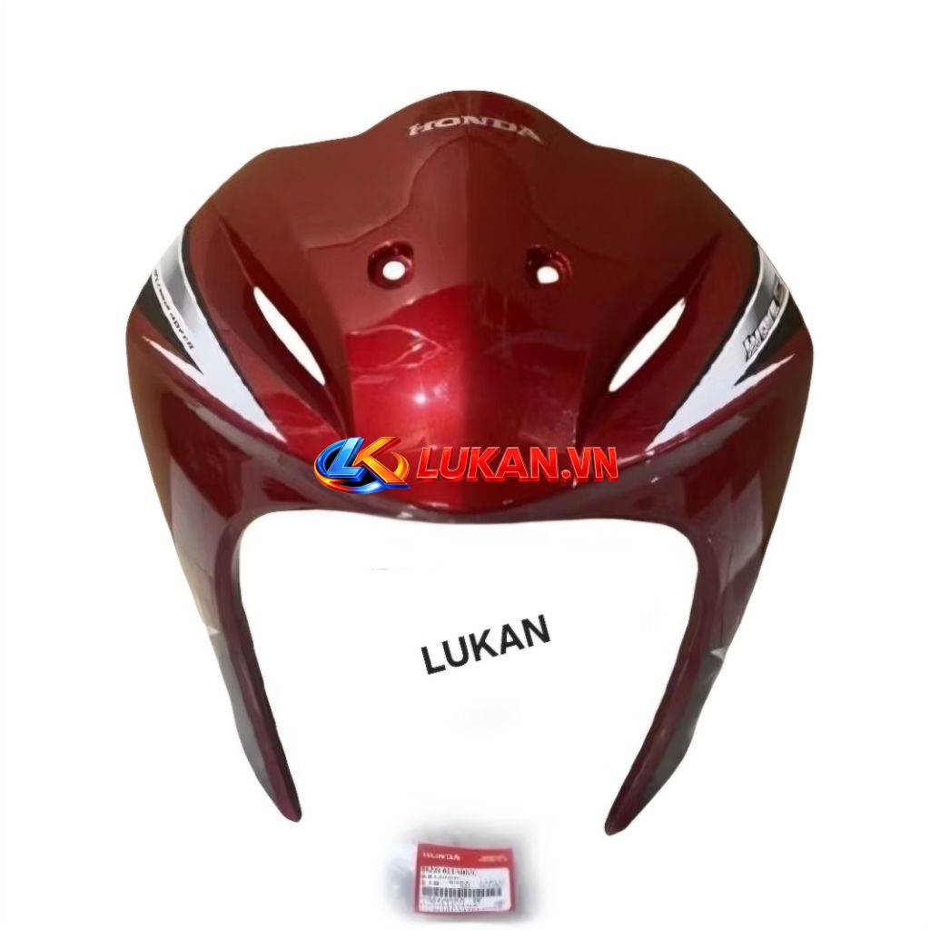Nhựa ốp mặt nạ trước WAVE S110, RS 110... Đỏ zin Honda