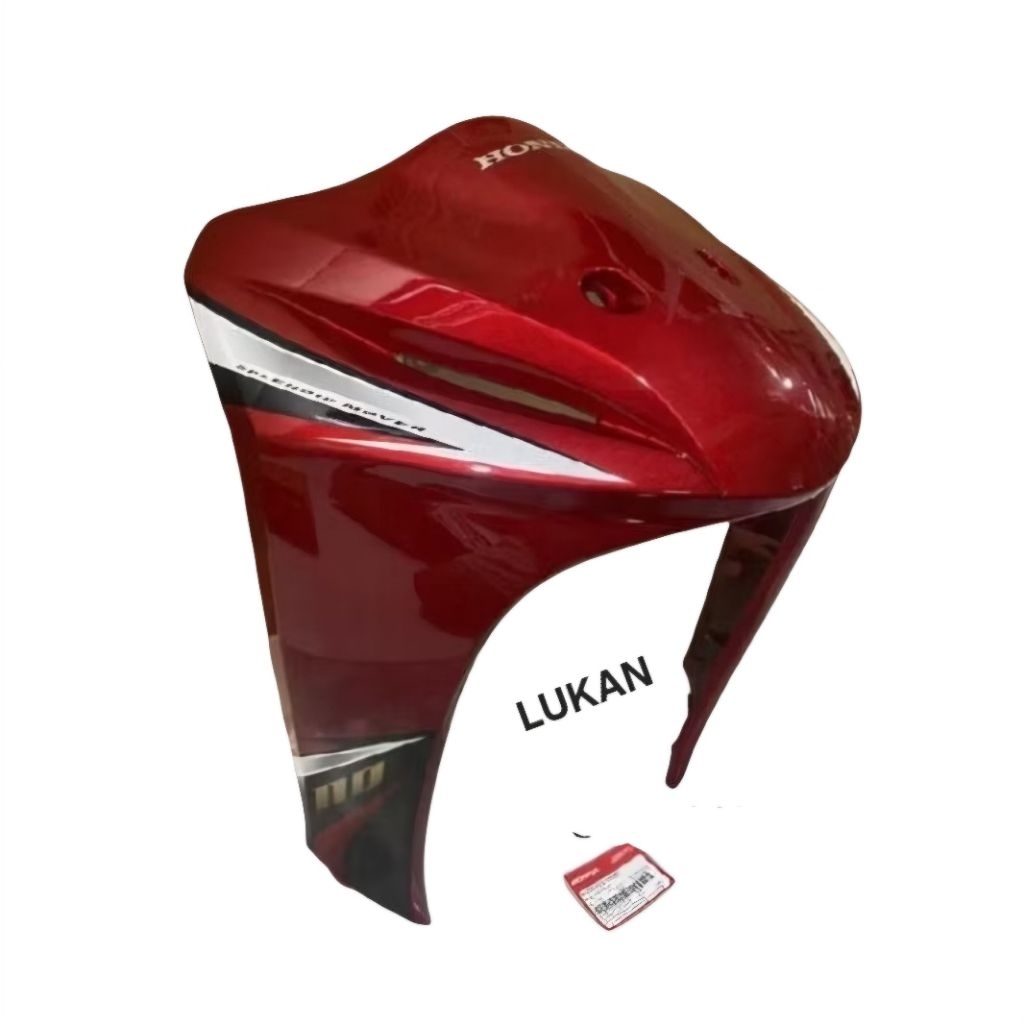 Nhựa ốp mặt nạ trước WAVE S110, RS 110... Đỏ zin Honda - Ảnh 4