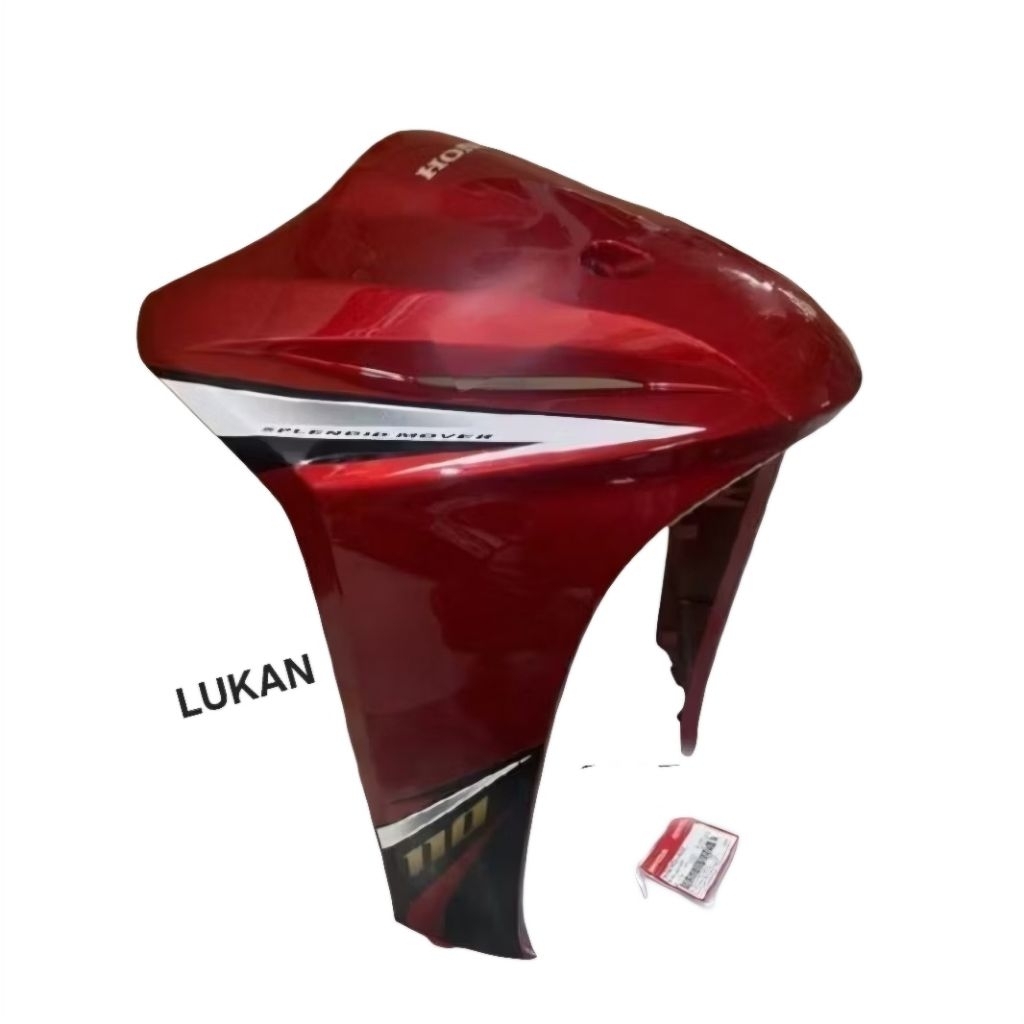 Nhựa ốp mặt nạ trước WAVE S110, RS 110... Đỏ zin Honda - Ảnh 3