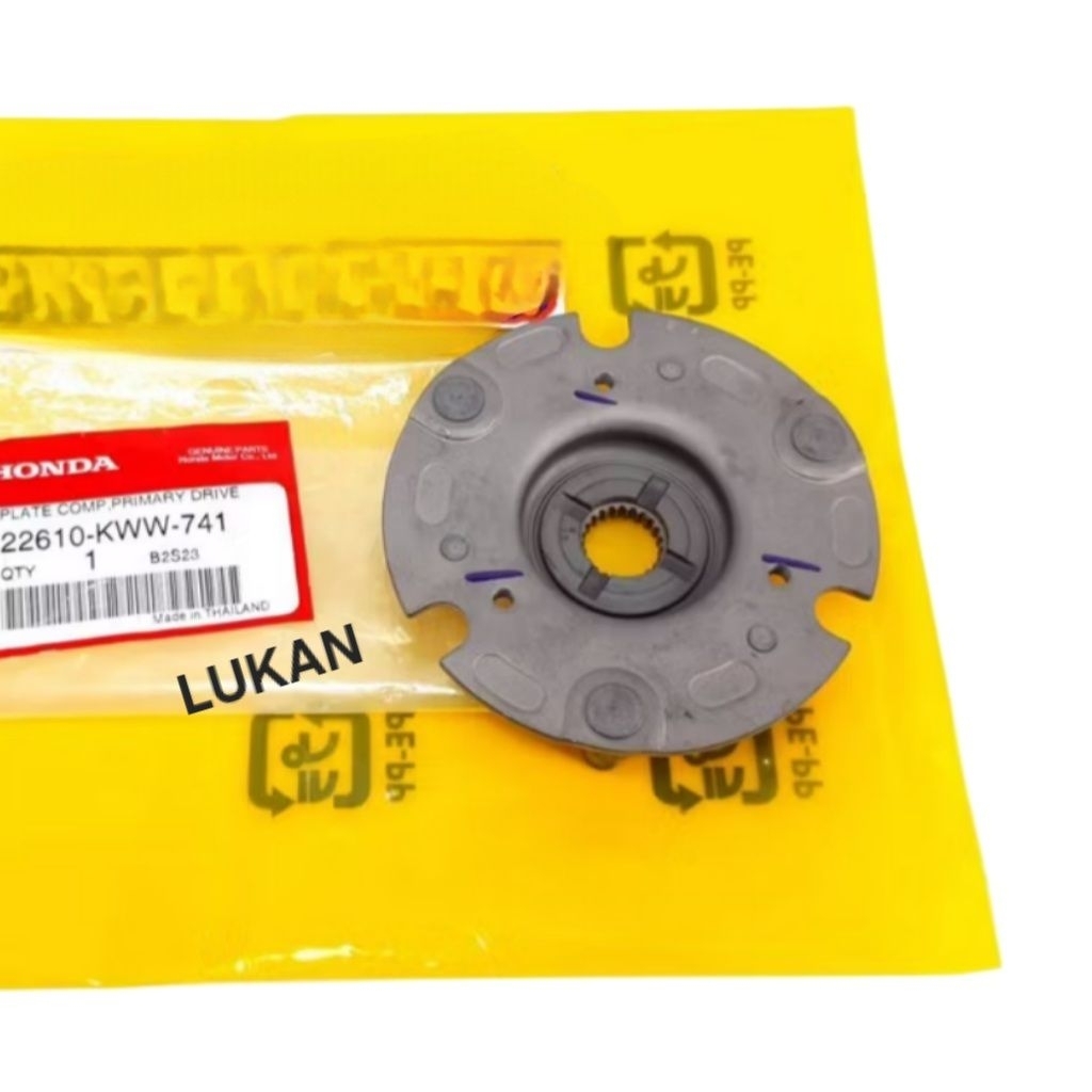Đế sắt bố ba càng, chuông nồi côn WAVE S110, RSX, BLADE, A110... zin 22610-KWW-742 - Ảnh 6