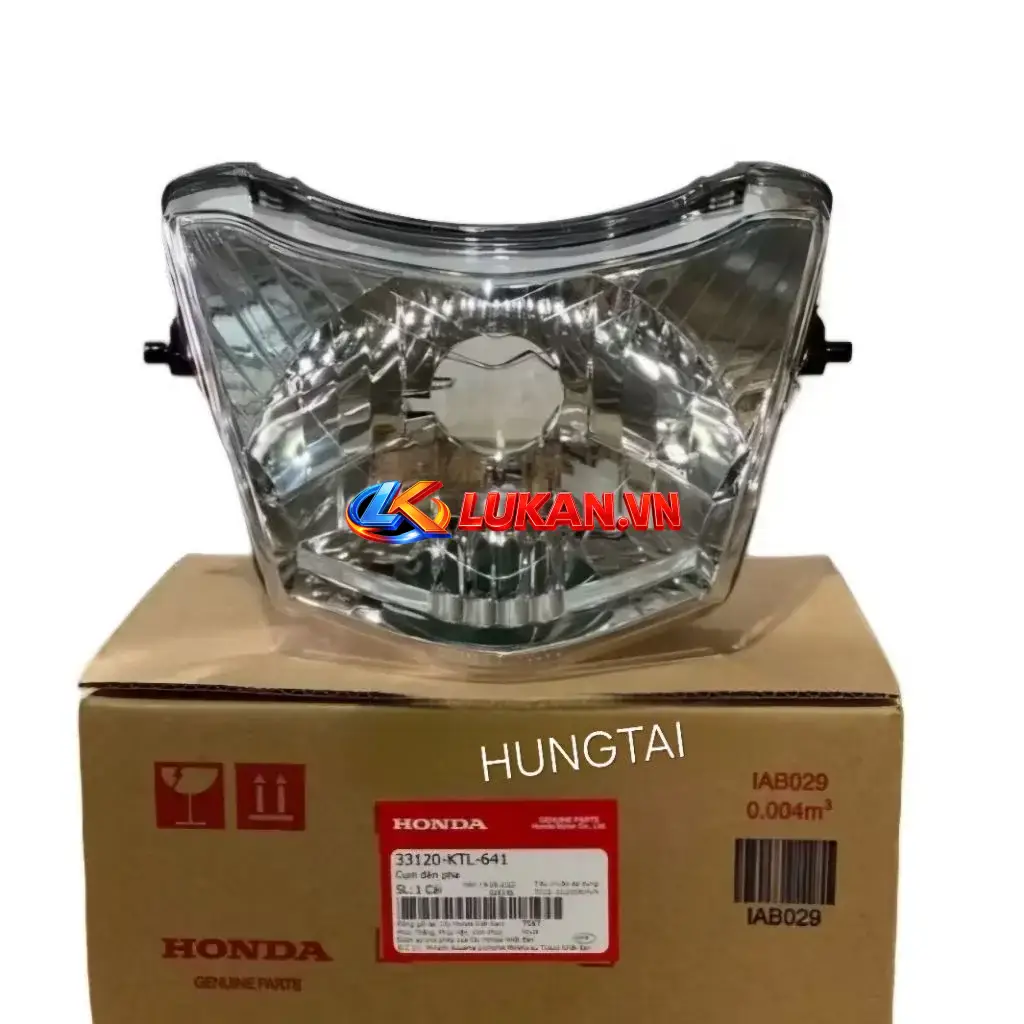 Pha chóa đèn trước WAVE A, ALPHA 110 zin chính hãng Honda 33120-KTL-641
