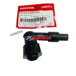Đầu nắp, tẩu chụp bugi xe WAVE S110, RS, RSX... zin Honda 30700-KWW-B21, 641